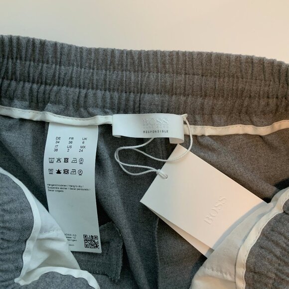 New Hugo Boss Trousers in Grey Size 2 - Picture 8 of 8